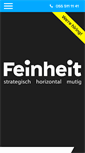 Mobile Screenshot of feinheit.ch